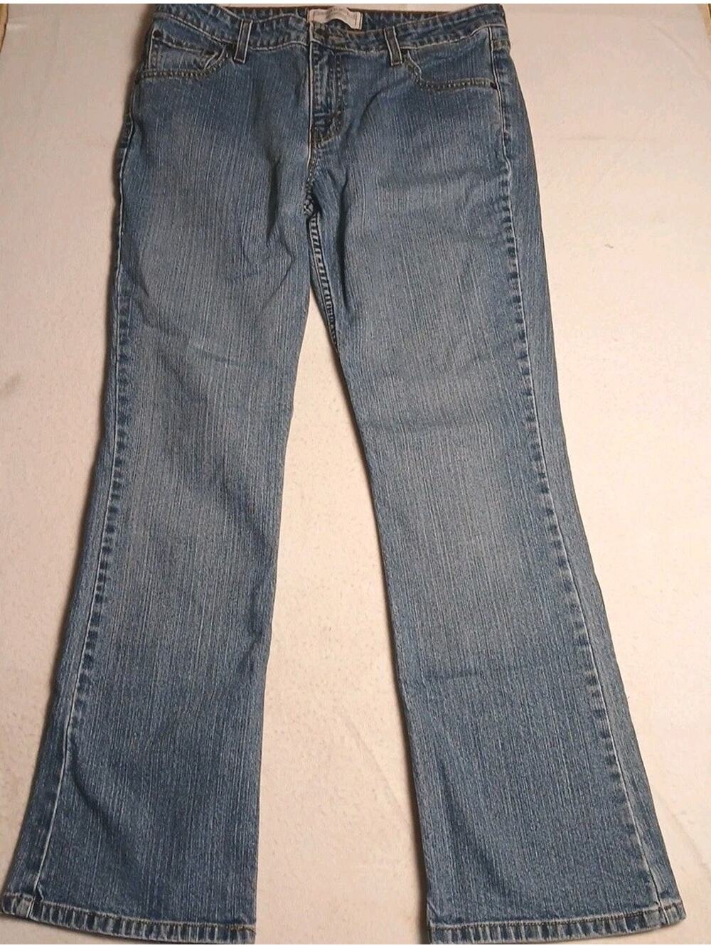 Levis Signature Womens Low Rise Bootcut Jeans Size 12 Stretch Low Rise